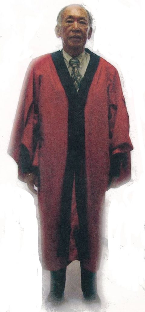 LFS in grad gown