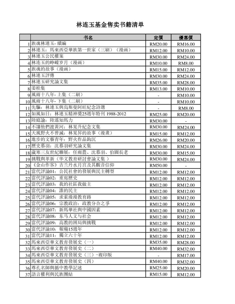 林连玉基金
